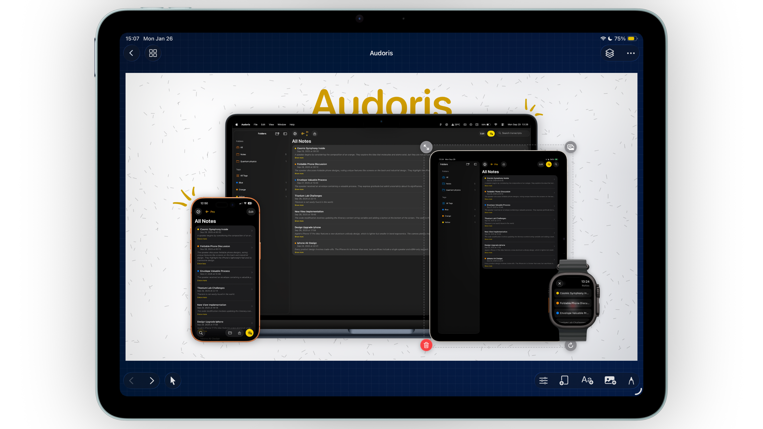iPhone and iPad bezel mockup editor